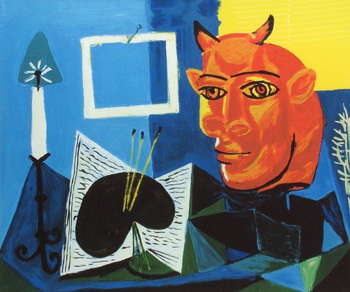 Pablo Picasso "Still Life with Red Headed Minotaur" Ltd Edition Estate Giclee - Picture 2 of 5