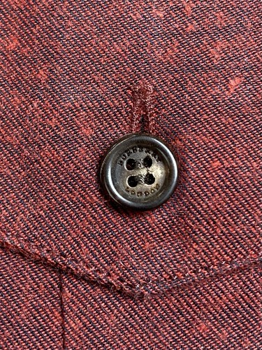 Burberry London Flannel Chamois Long Sleeve Shirt Men’s Size XL Maroon - Picture 7 of 9