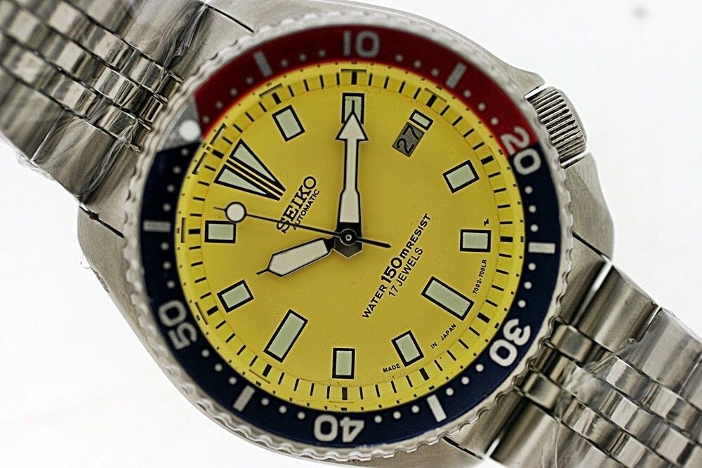Montre Seiko 6309 Pepsi montre homme pour le quotidien et le sport