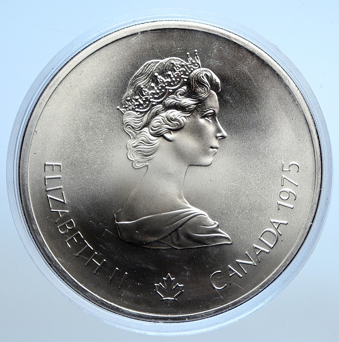 1975 CANADA UK Elizabeth II Olympics Montreal Paddler BU Silver