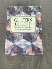 Quilter's Delight; Stickers, Bookmarks, Postcards & More Box Set American Quilts