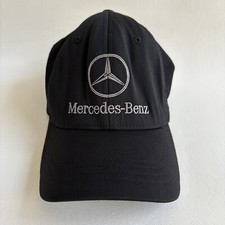 Mercedes Benz Hat Baseball Cap Black Flexfit OSFA Stretch Embroidered Authentic