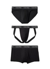 NWT. Calvin Klein. 3 Pack. Pride Jock Strap  Brief  Trunk Black. MRSP. 47.50