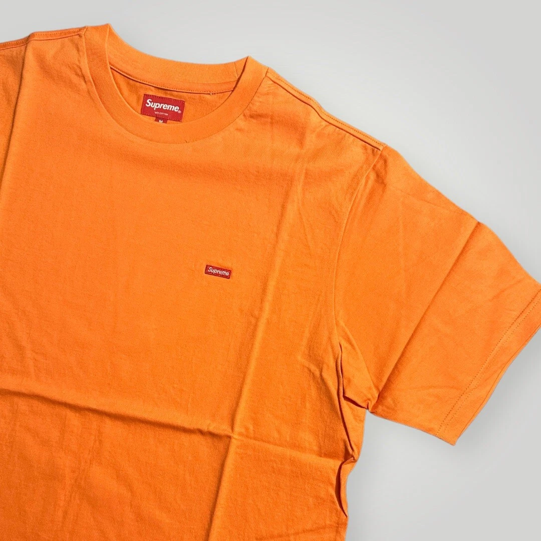 NEUF AVEC ÉTIQUETTES PETITE BOITE SUPREME TEE ORANGE TAILLE M (EN MAIN) SS20 SEMAINE ÉPUISÉ