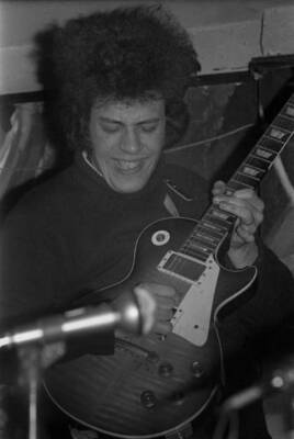 Mike Bloomfield Of The Rock Group Butterfield Blues Band Music Old Photo