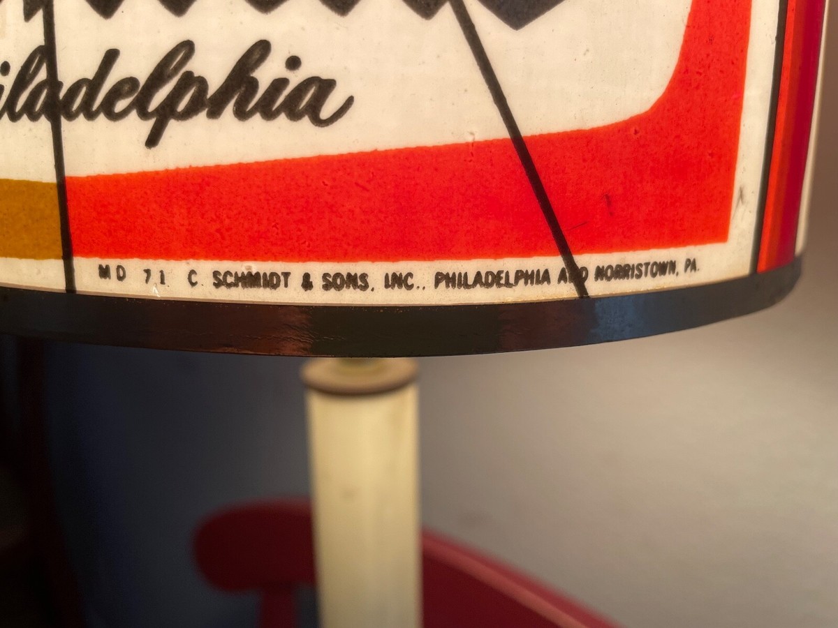 Schmidt's of Philadelphia beer Lamp Vintage | eBay