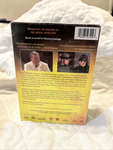 Murdoch Mysteries: Seasons 9-12 Collection DVD NEW SEALED! - Picture 4 of 5