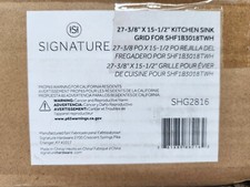 Signature Hardware 27-3/8 x 15-1/2" Kitchen Sink Rack for SHF1B3018TWH, Stainles