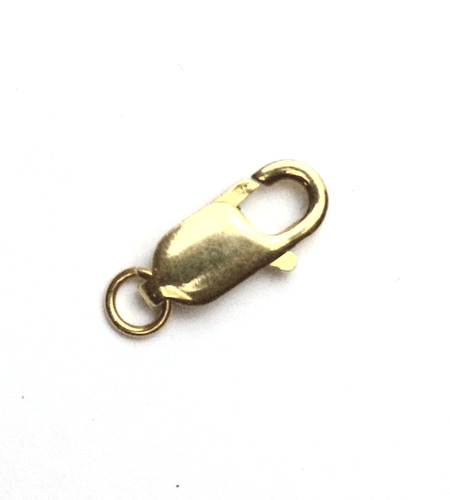 18k solid gold EXTRA large jumbo lobster clasp lock 16 x 6.5 mm #b3 - Picture 2 of 2