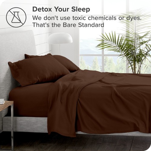 Super Soft Fleece Sheet Set - Deep Pocket, Cozy All-Season from Bare Home - Picture 10 of 96