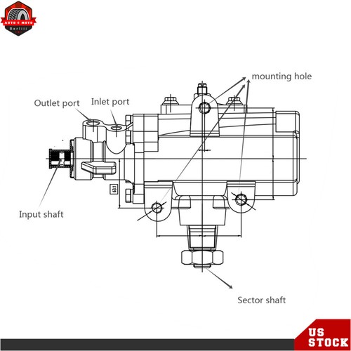 For Suzuki Samurai 1.3L 1986 1987 1988 1989 1990-1995 Manual Steering Gear Box - 第 14/14 張圖片