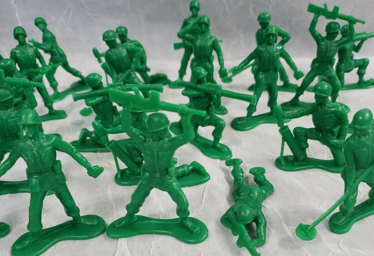 Lot 42 Green Army Soldier Men Thinkway Action Figure Disney Pixar Toy Story