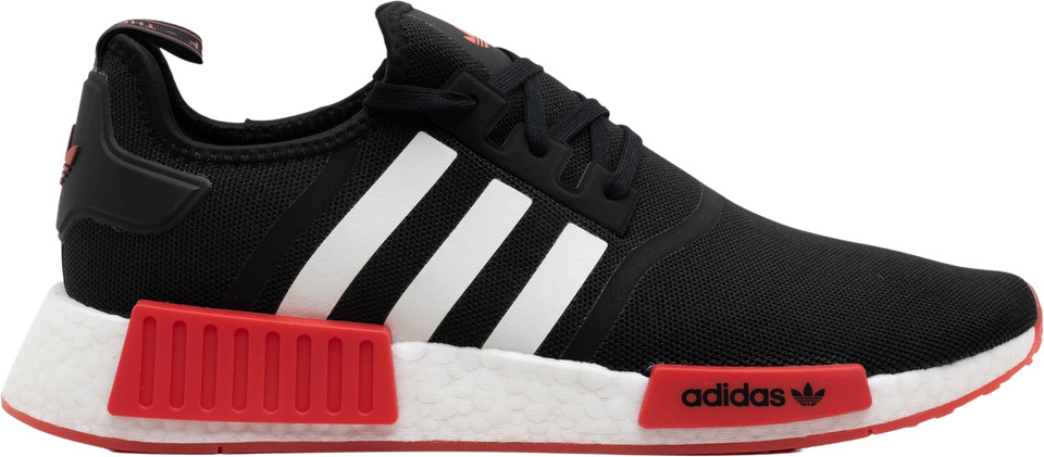 adidas NMD シューズ 黒/赤 ストライプ275 adidas NMD_R1 Black Vivid Red for Sale - Authenticity