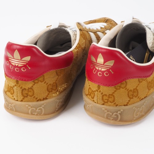 GUCCI x ADIDAS Gazelle Sneakers Luxury Designer Men's 646652 EU451/3 OP: €750 - 第 3/11 張圖片