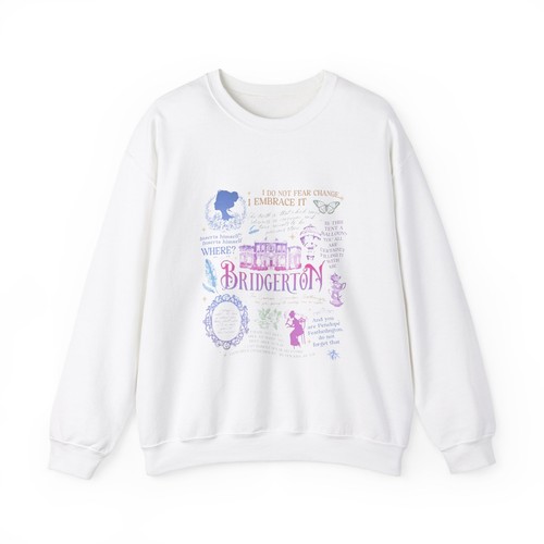 Bridgerton Inspired Crewneck Sweatshirt Cozy Novelty Gift, Literary Apparel S-5X - Picture 3 of 11