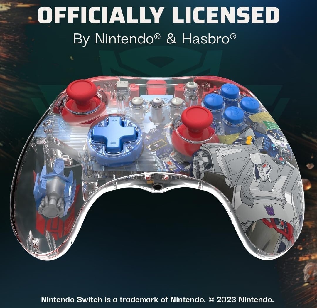 Nintendo Switch Pro Controller - Transformers: Optimus Prime Nintendo Switch Pro Controller - Transformers: Optimus Prime