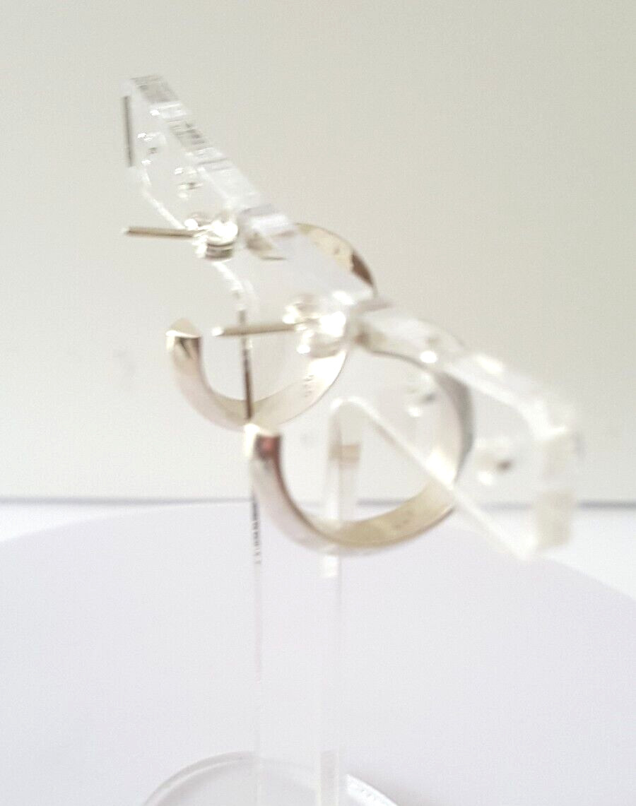 Gorgeous Sparkling Solid Round Stud Earrings 925 … - image 14