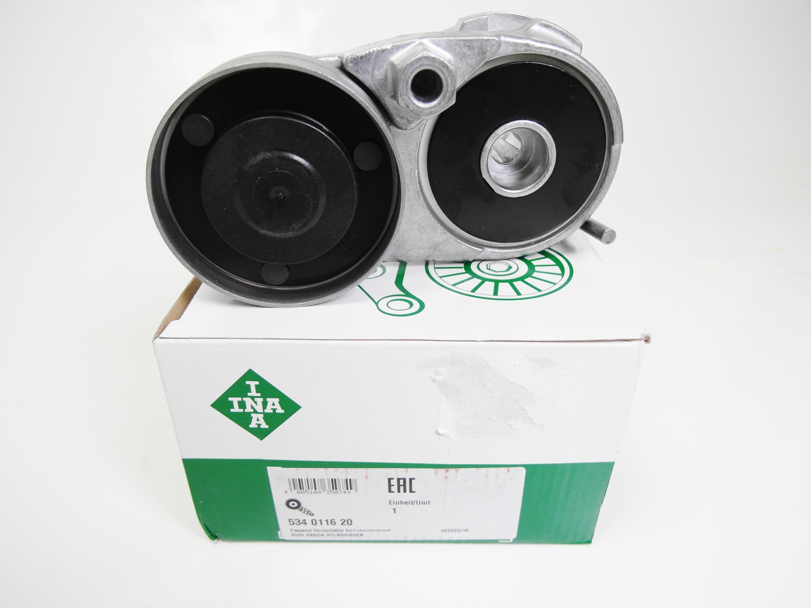Tensioner for V-ribbed belt INA Audi VW 2.4 2.6 2.7 2.8 V6 2.7T S4 RS4