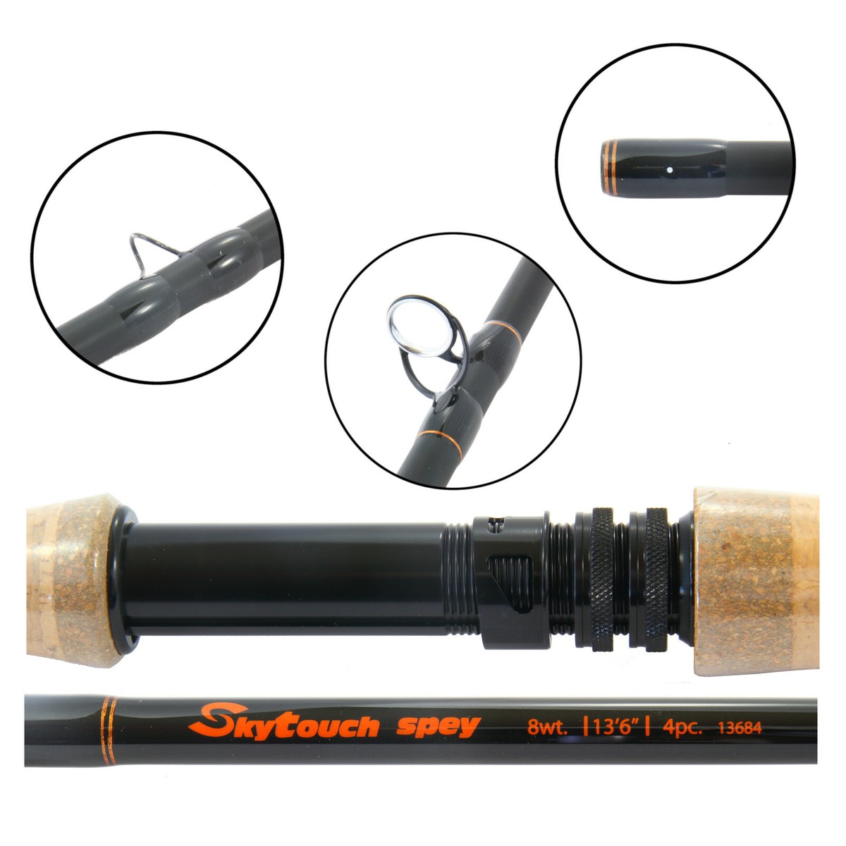 KCA Skytouch Two-Handed Spey Rods, 8wt, 14ft 9wt, 15ft 10wt, Fast  Action - Main Image