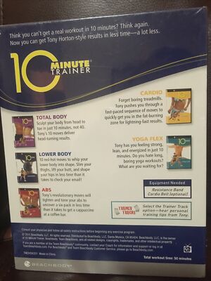 Tony Horton's 10 Minute Trainer 2-Disc DVD Set BEACHBODY Workout
