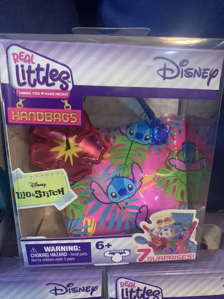 5 Shopkins Real Littles Disney Mini Mochila Bolso Cartera Minnie Stitch Aladdin Foto 3 de 4