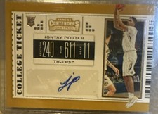 Jontay Porter Missouri Basketball Autograph Auto Rookie Card NCAA NBA Raptors RC