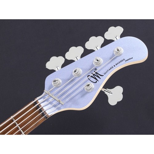 MAYONES Jabba Custom 5 Monolite Frozen Blue Metallic/MH S/N: #JAB2402139 Guitar - Picture 7 of 11