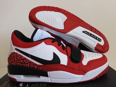 NIKE AIR JORDAN LEGACY 312 LOW CHICAGO WHITE-BLACK-GYM RED