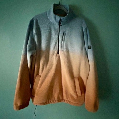 Billabong men's 1/4 zip pullover fleece with fading colors size large - Picture 7 of 8