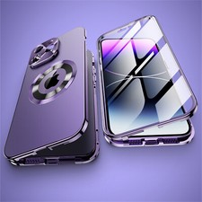 For iPhone 16 15 Pro Max 14 13 12 Shockproof Case Full Body Cover w/ Screen Film