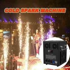 700W Large Cold Spark Firework Machine Stage Effect Party Wedding DMX w/Remote