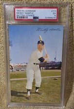 MICKEY MANTLE 1953-55 Dormand Postcard PSA 5 #111 Batting Stance NY Yankees