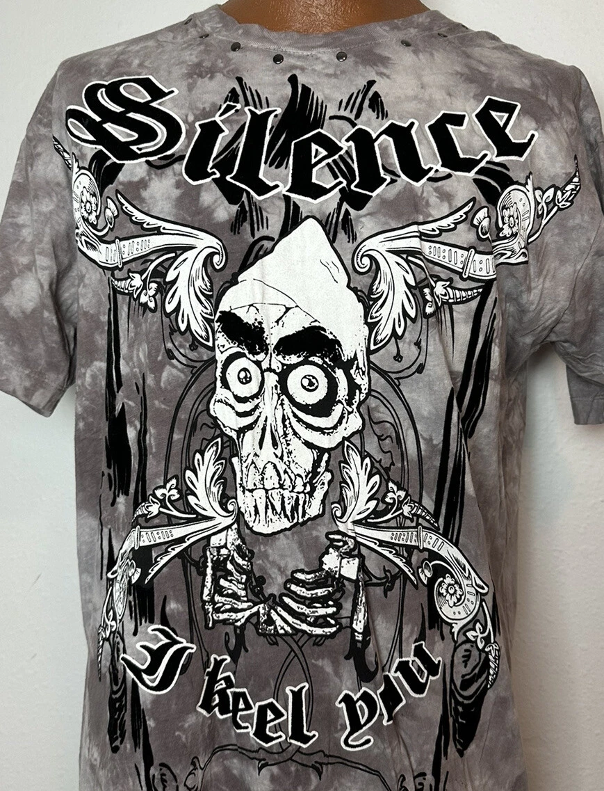 Jeff Dunham Achmed T-Shirt Men's Gray Tie-Dye Graphic Studs | eBay