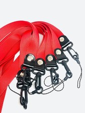 50cm Black/Red/Blue soild color lanyard neck rope key anti-lost Long Strap