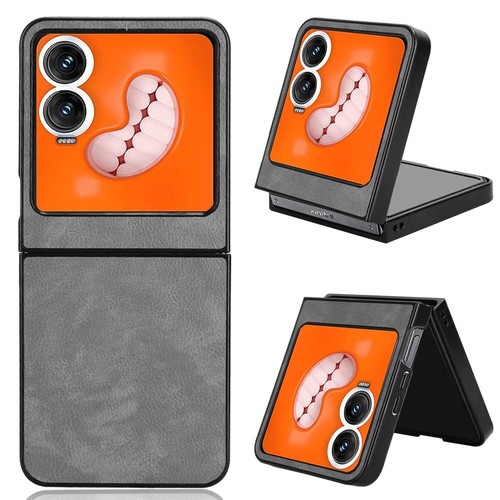 For Infinix Zero Flip Luxury Litchi Skin PU Leather + PC Back Phone Cover case - Picture 18 of 28