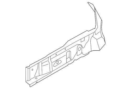 Relleno de riel exterior derecho para Ford Fiesta 2014-2019 (P/N D2BZ-54010A88-A)
