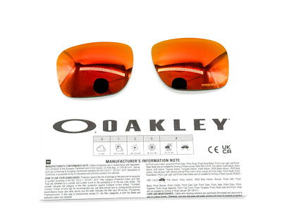 2 Oakley Brillengläser Holbrook 9102 E9 PRIZM Ruby 2 Wechselgläser Neu