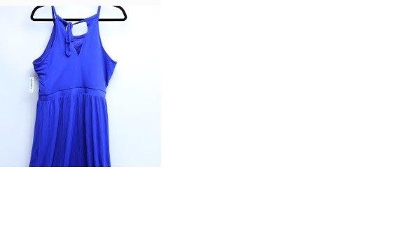 Old Navy Blue Long Halter Maxi Dress, Ladies Size XL TALL NEW WITH TAGS |  eBay