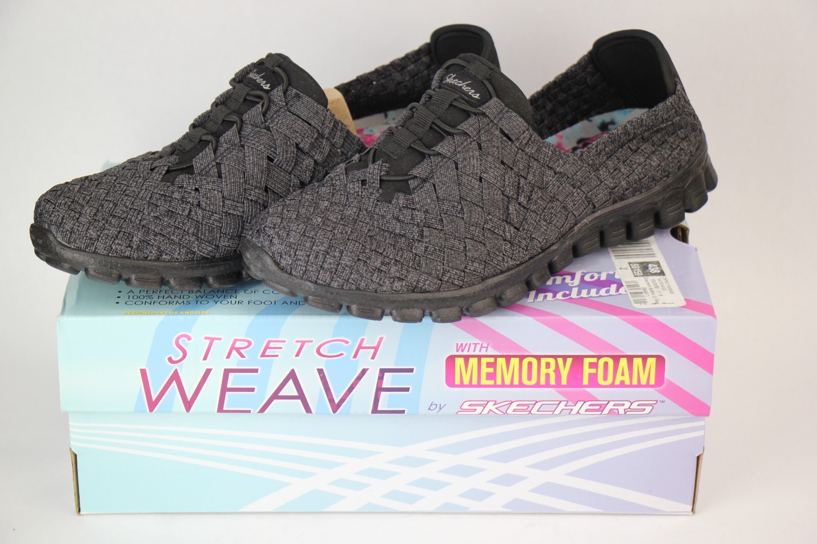 skechers stretch weave shoes