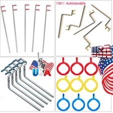 Dental X-Ray Bitewing Indicator Metal Bar Arm, Aiming Rings For XCP RIN Holder