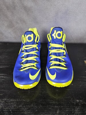 Nike KD Elite Superhero Hyper Blue Volt Sneaker SZ 585386-400 Mens  Size 883153299527|