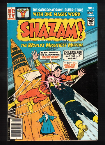 SHAZAM! 28 1st Modern Black Adam! vs Captain Marvel from 1977! VF- DC Comic - 第 1/14 張圖片