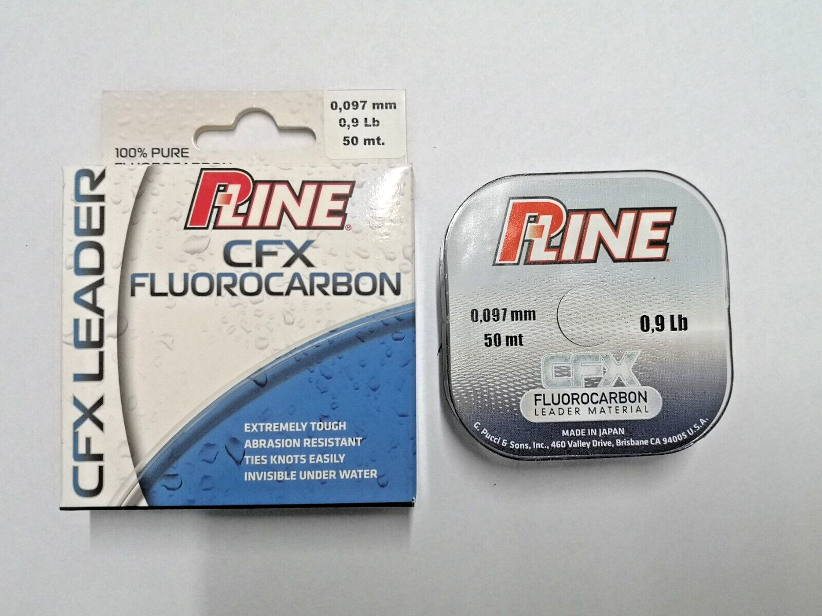 Filo pesca P-LINE CFX FLUOROCARBON 50 m 0,097 mm 0,9 Lb per terminali FA318
