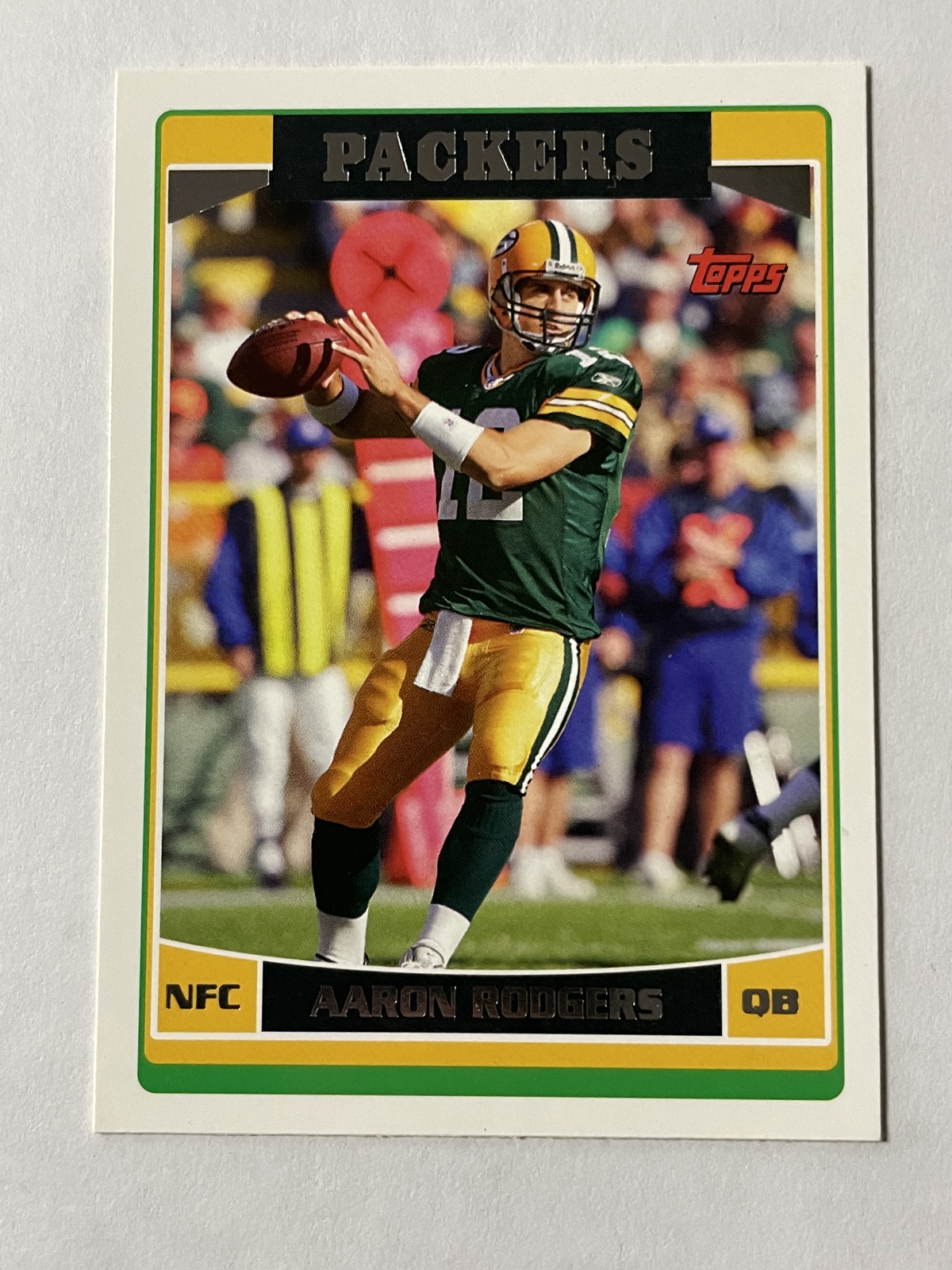 2006 Topps #84 Aaron Rodgers Green Bay Packers