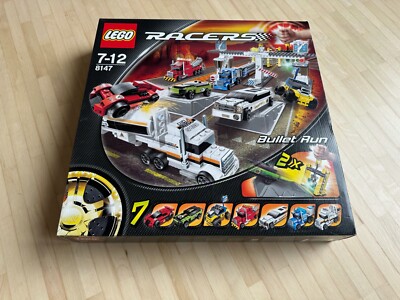 LEGO Racers 8147 Bullet Run mit 7 Fahrzeugen, neu, ovp, ungeöffnet 