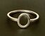thumbnail 1 - Genuine 925 Sterling Silver Circle Ring Stackable Geometric Open Oval 5 6 7 8 9