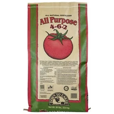 Down To Earth Organic All Purpose 4-6-2 All Natural Fertilizer Mix, 50 lb