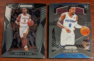 Jordan Bone Rookie Pick Your Card RC Detroit Pistons Tennessee Vols 