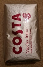 costa mocha italia coffee beans 1kg