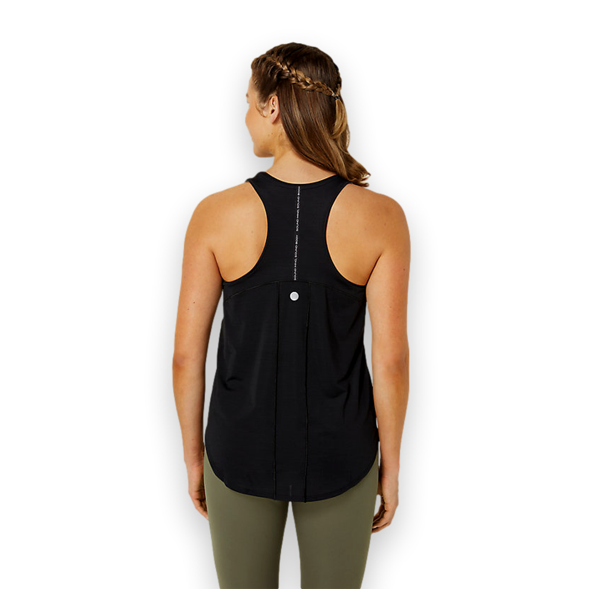 asics ROAD RUNNING タンクトップ S Asics Road Tank Women's Black Running Sport Run Shirt